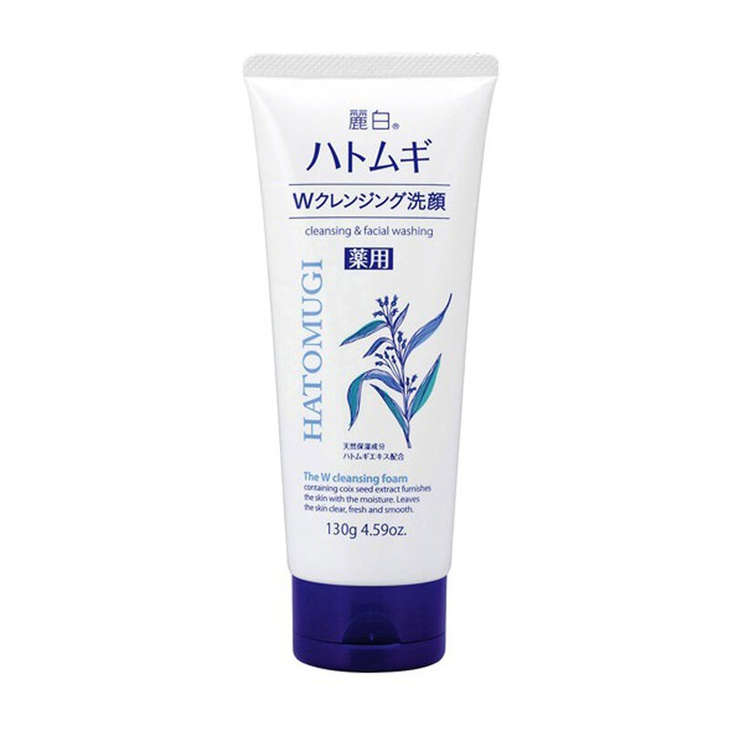 Sữa Rửa Mặt Tẩy Trang Hatomugi Chiết Xuất Ý Dĩ Sáng Da 130g