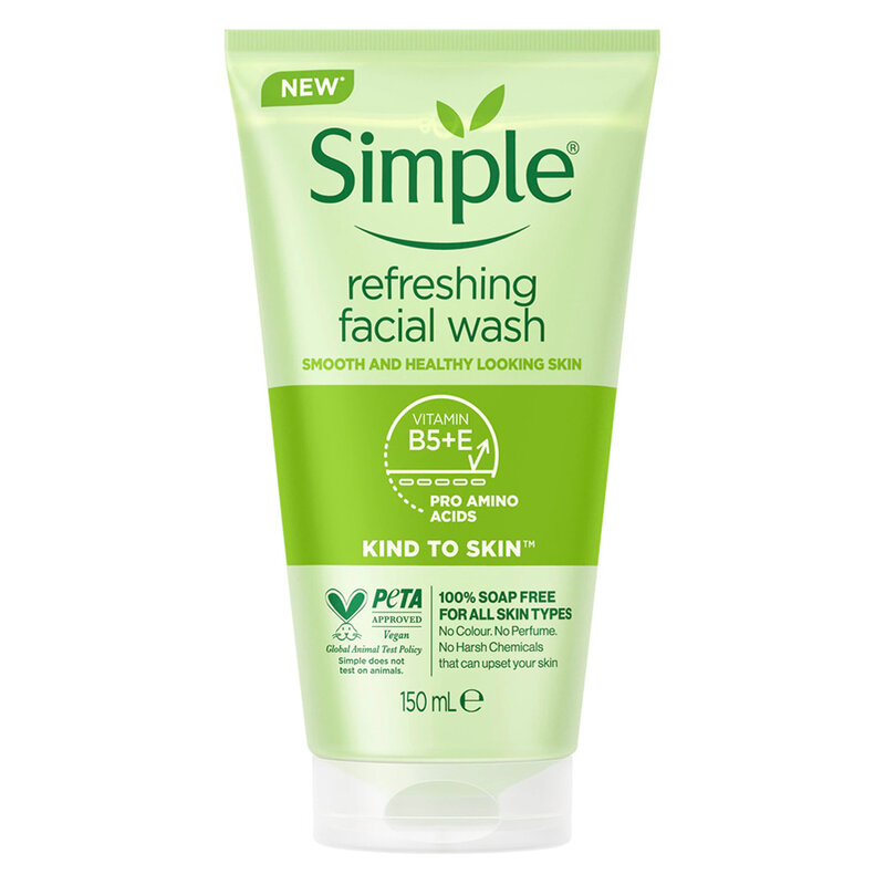 Sữa Rửa Mặt Simple Giúp Da Sạch Thoáng 150ml