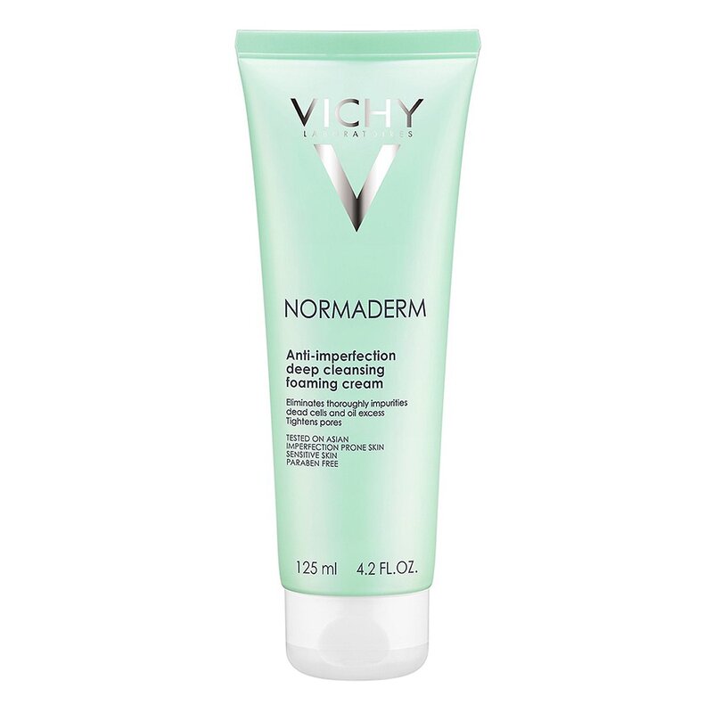 Sữa Rửa Mặt Vichy Tạo Bọt Ngừa Mụn & Làm Sạch Sâu 125ml