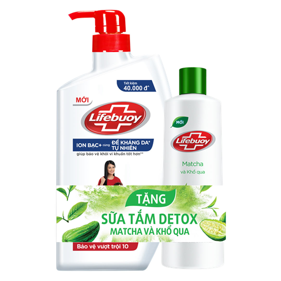 Sữa Tắm Lifebuoy Bảo Vệ Khỏi Vi Khuẩn Vượt Trội 800g