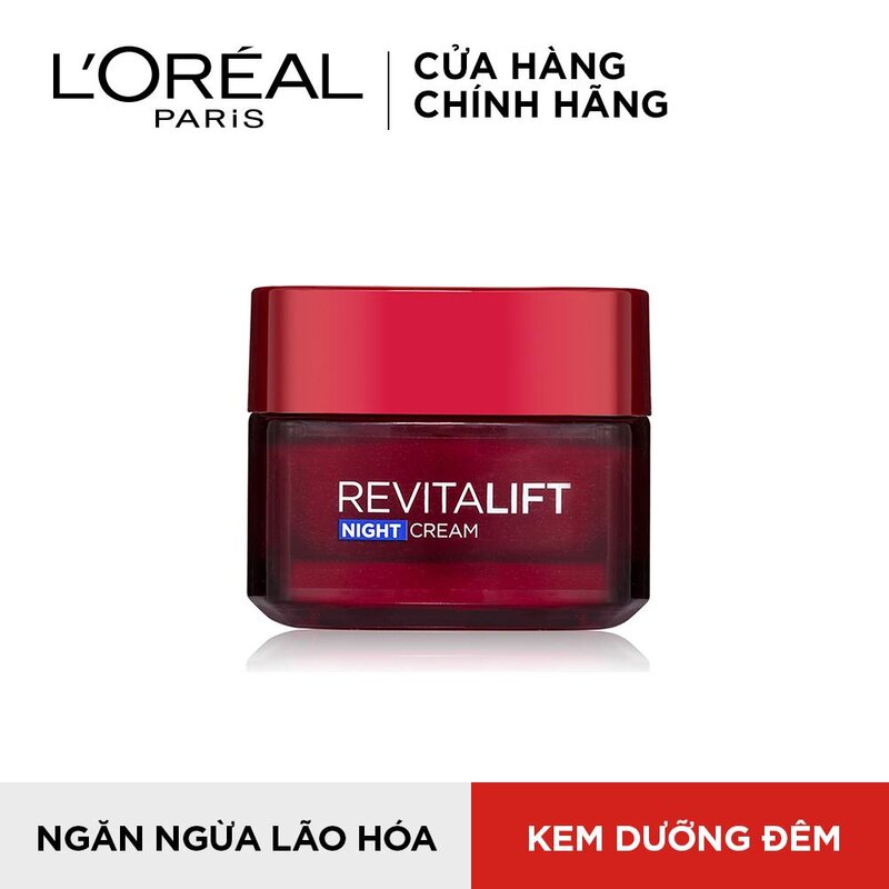 Kem Dưỡng L'Oreal Săn Chắc Da và Giảm Nếp Nhăn Ban Đêm 50ml