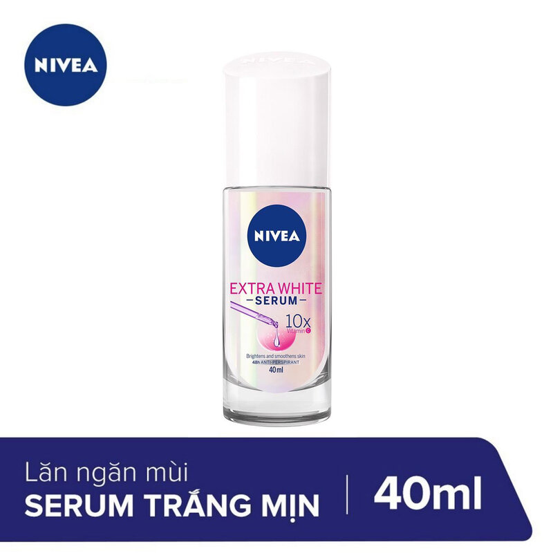 Lăn Khử Mùi Nivea Serum Dưỡng Da Sáng Mịn 40ml