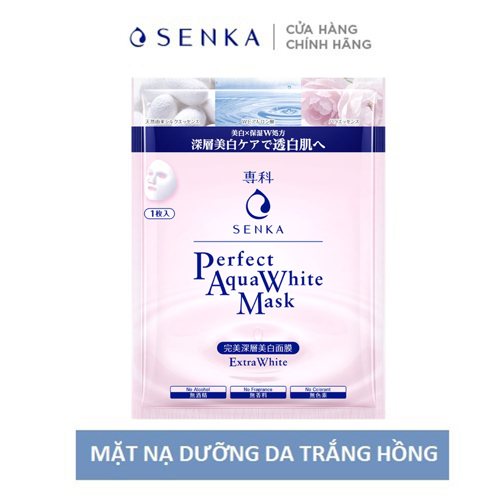 Mặt Nạ Senka Cấp Ẩm, Dưỡng Sáng Và Đàn Hồi 25ml