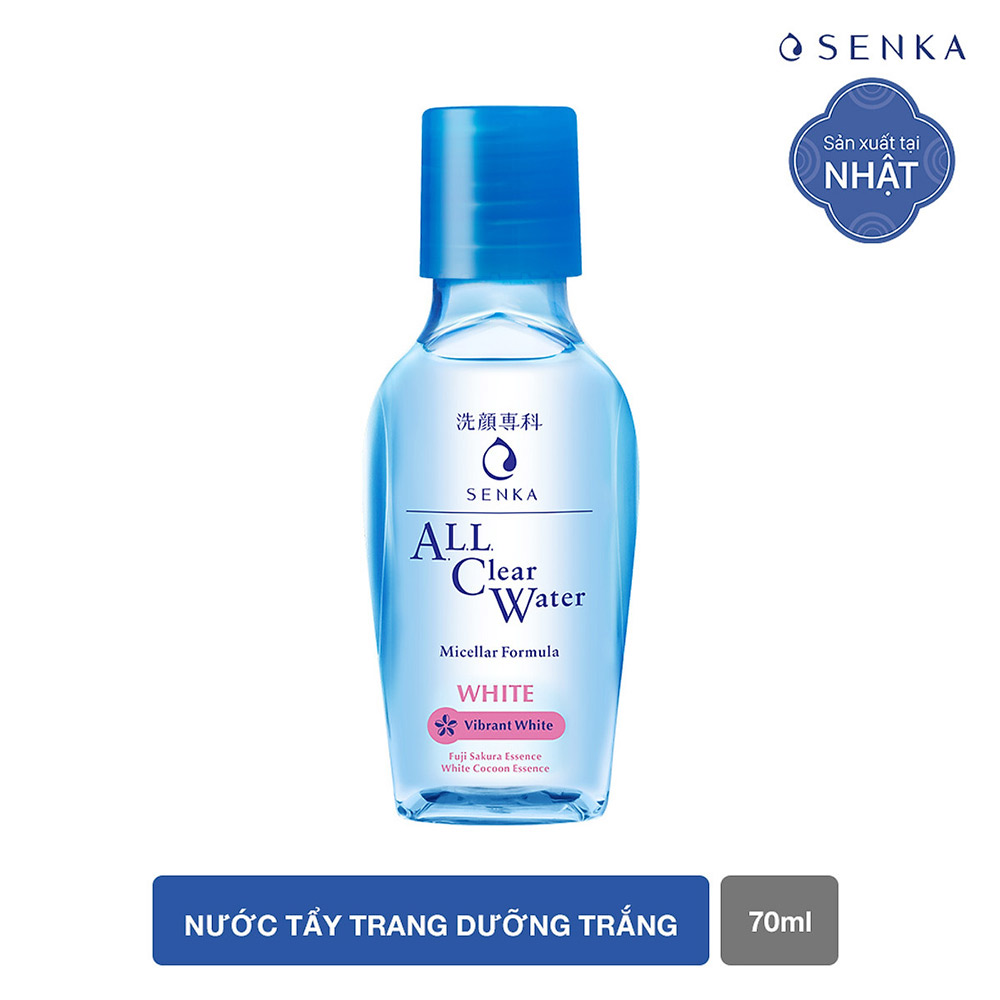 Nước Tẩy Trang Senka Cấp Ẩm, Dưỡng Sáng Da 230ml