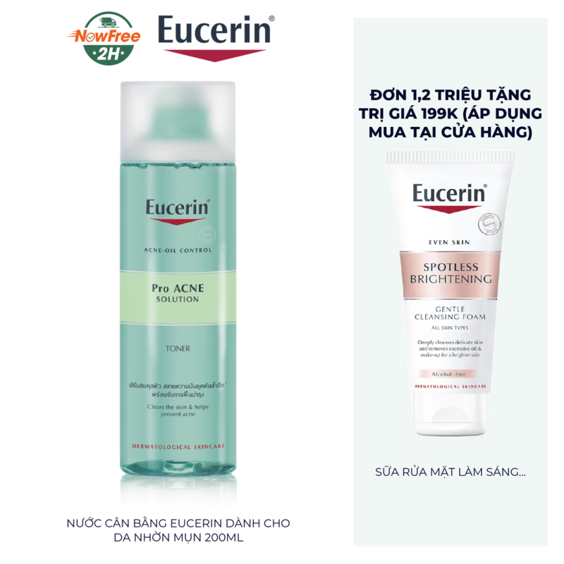 Nước Cân Bằng Eucerin Dành Cho Da Nhờn Mụn 200ml