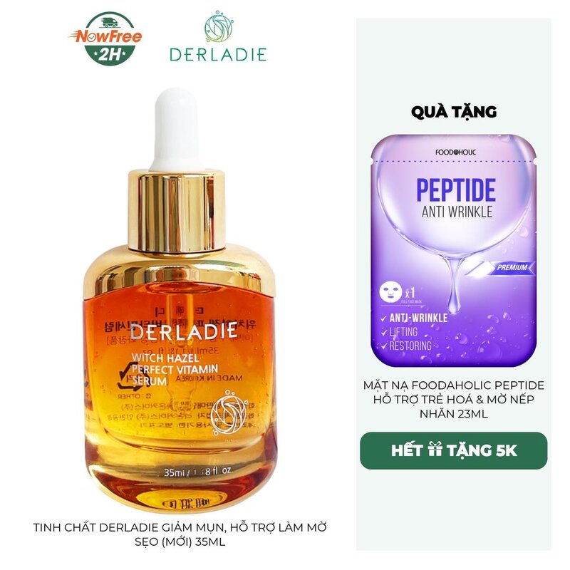 Tinh Chất Derladie Giảm Mụn, Hỗ Trợ Làm Mờ Sẹo (Mới) 35ml