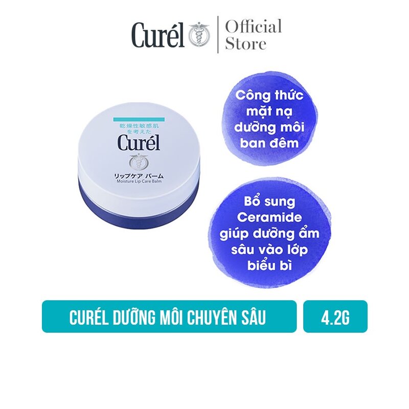 Son Dưỡng Môi Curél Chuyên Sâu Cho Môi Khô, Nhạy Cảm 4.2g