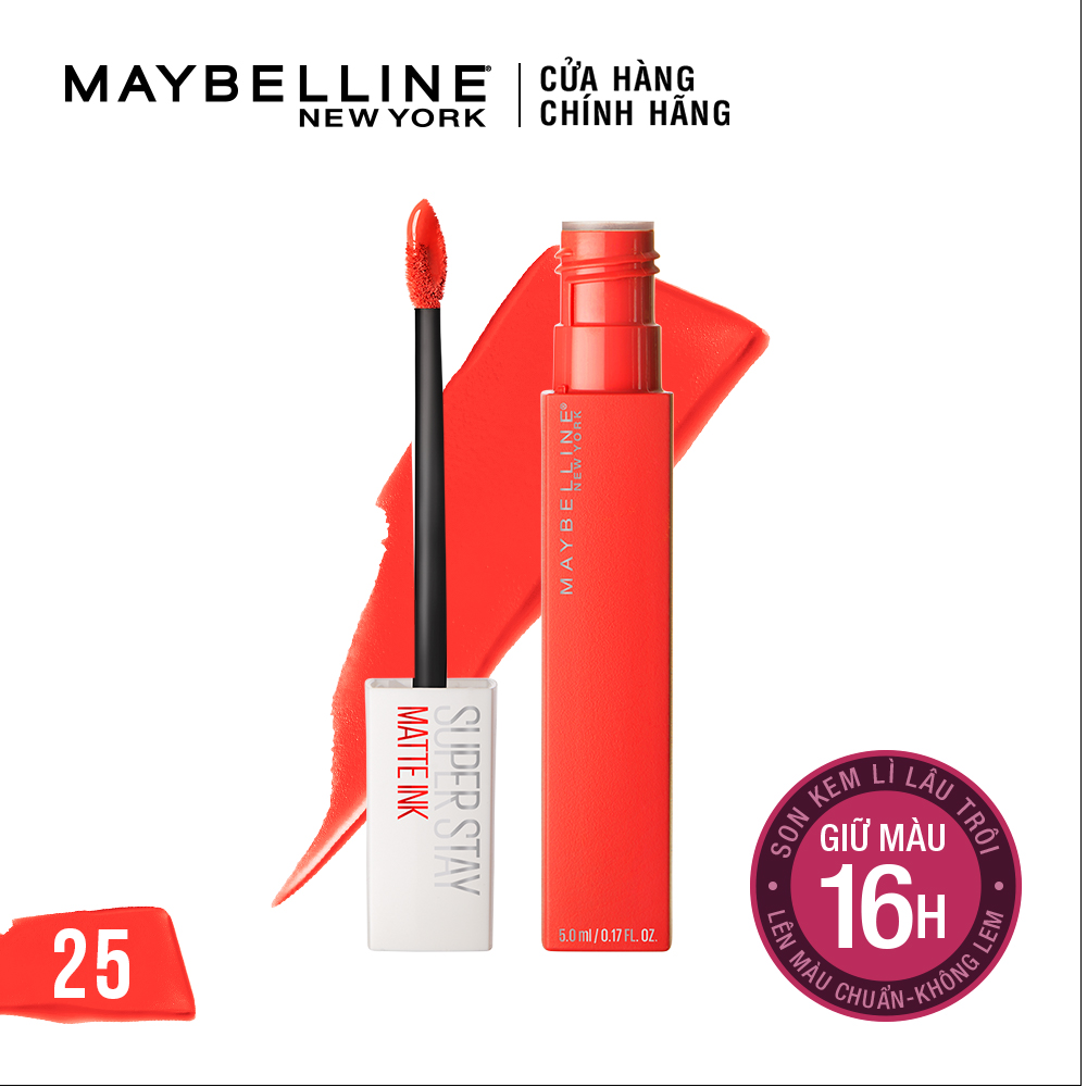 Son Kem Lì Maybelline 16h Lâu Trôi 5ml