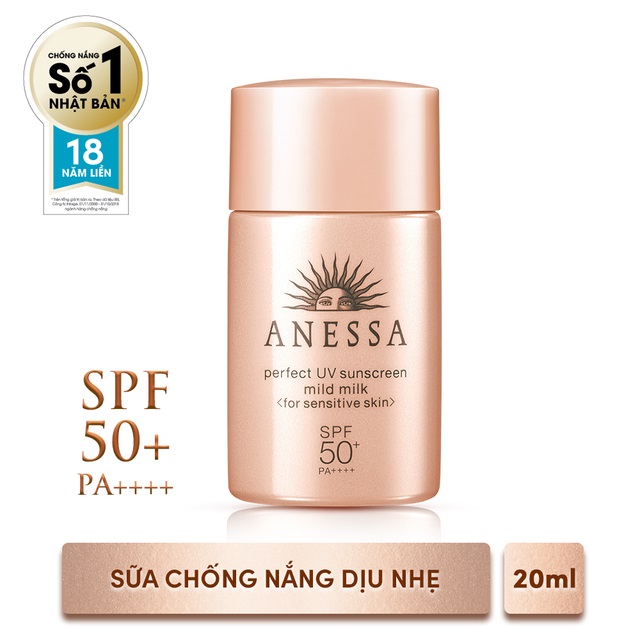 Sữa Chống Nắng Anessa Cho Da Nhạy Cảm & Trẻ Em 60ml