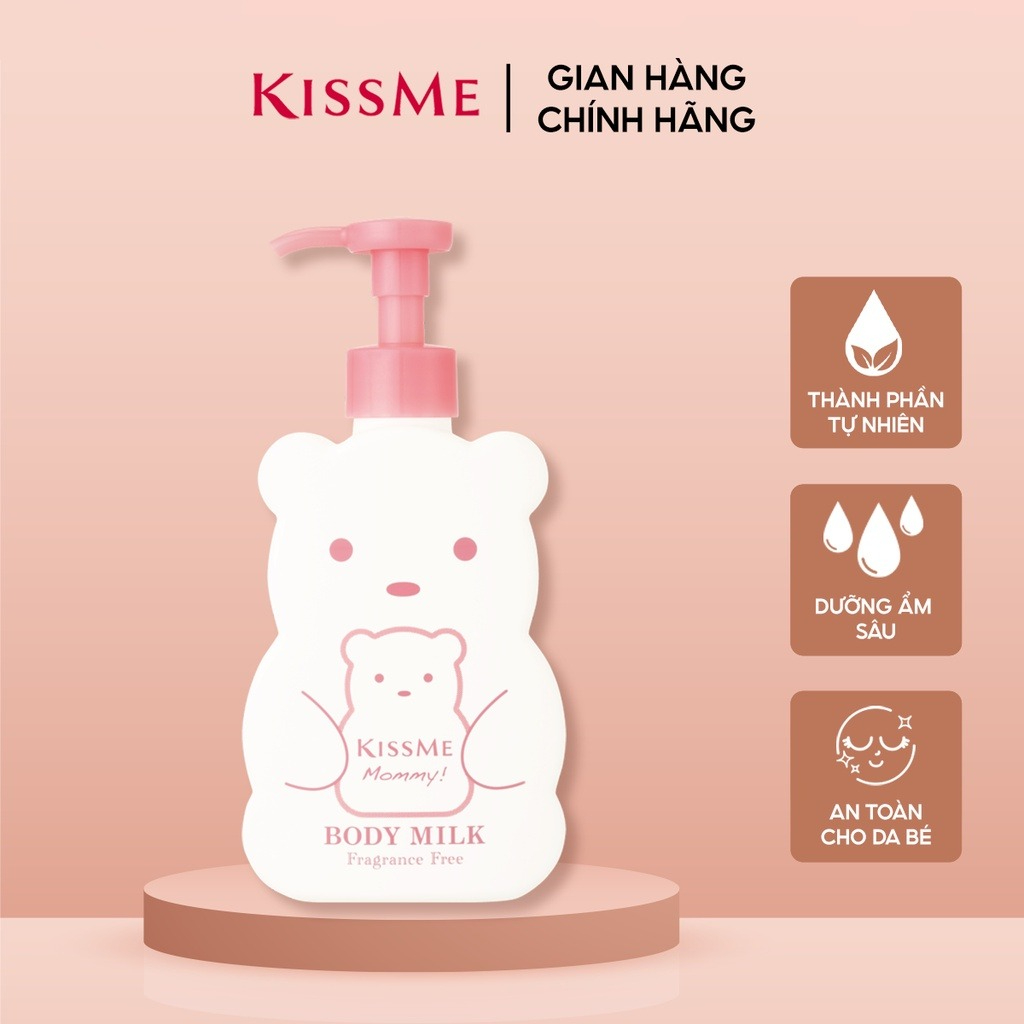 Sữa Dưỡng Thể Kissme Cấp Ẩm Cho Bé 200g