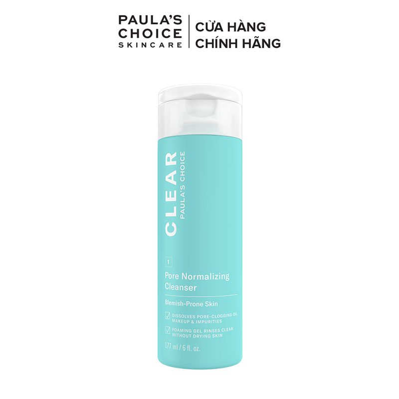 Sữa Rửa Mặt Paula's Choice Ngừa Mụn, Se Lỗ Chân Lông 177ml
