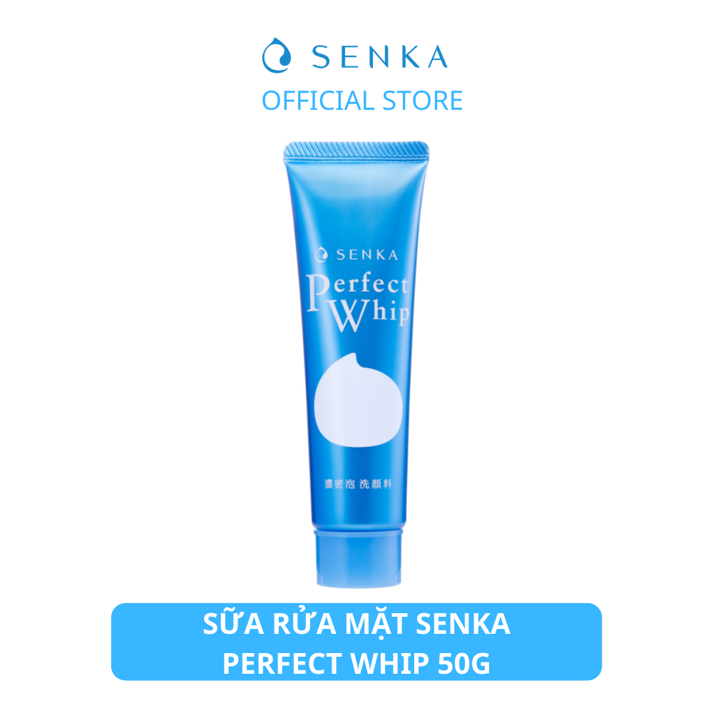 Sữa Rửa Mặt Senka Tạo Bọt Chiết Xuất Tơ Tằm Trắng 120g