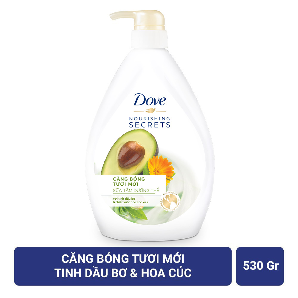 Sữa Tắm Dove Dưỡng Thể Căng Bóng 530g