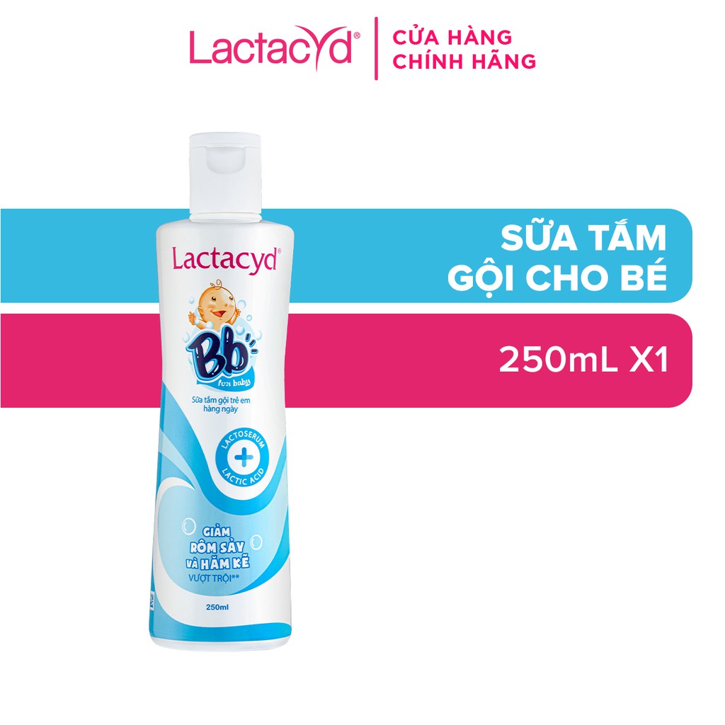 Sữa Tắm Gội Trẻ Em Lactacyd 500ml