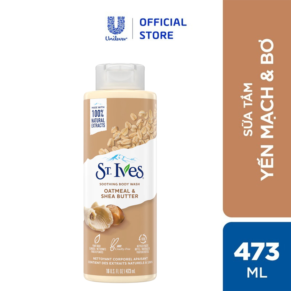 Sữa Tắm St.Ives Tẩy Tế Bào Chết 473ml