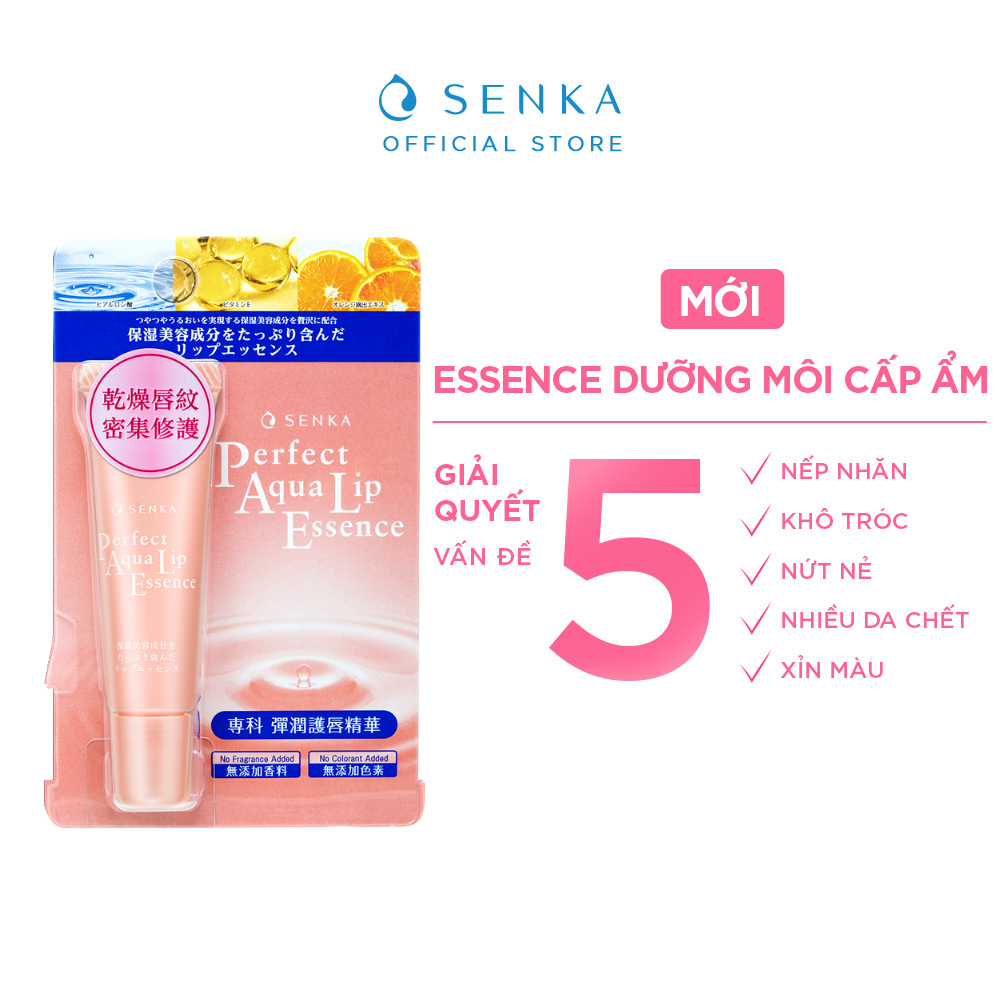 Son Dưỡng Môi Senka Cấp Ẩm & Ngừa Khô, Nẻ Môi 4.5g