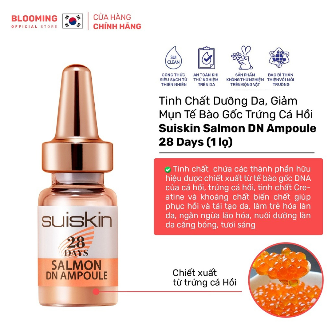 Tinh Chất Suiskin Dưỡng Da Tế Bào Gốc Trứng Cá Hồi 2ml 