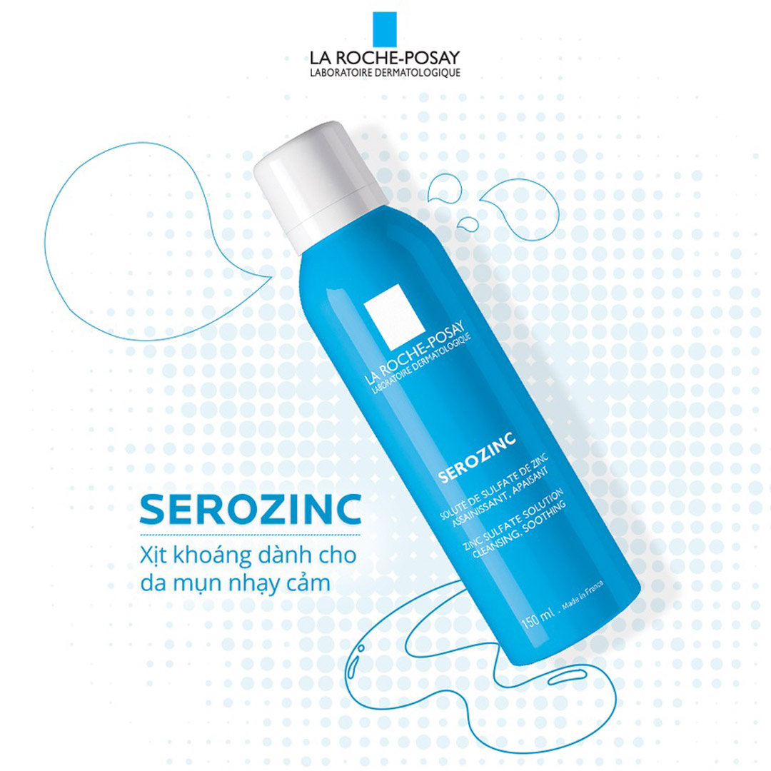 Xịt Khoáng La Roche-Posay Làm Sạch & Dịu Da Dầu Mụn 300ml