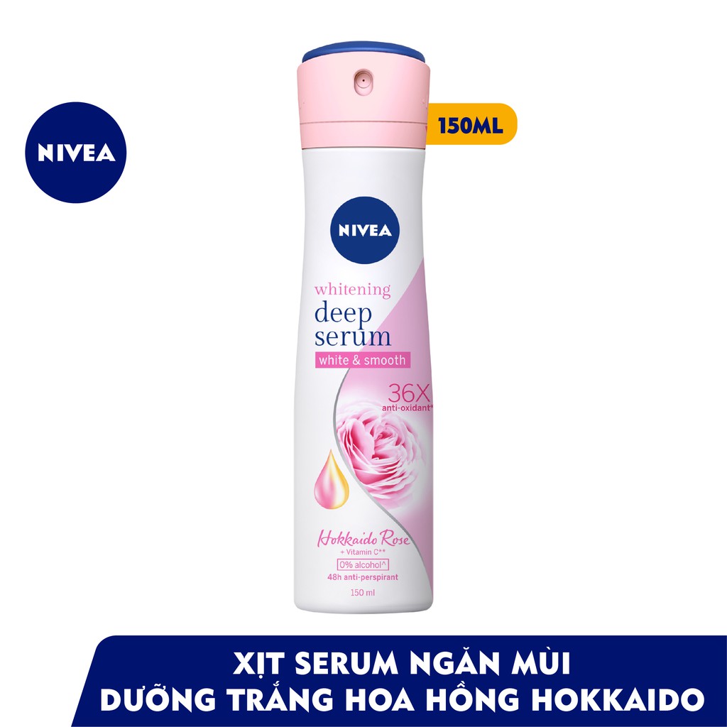 Xịt Ngăn Mùi Nivea Serum Dưỡng Sáng Da 150ml