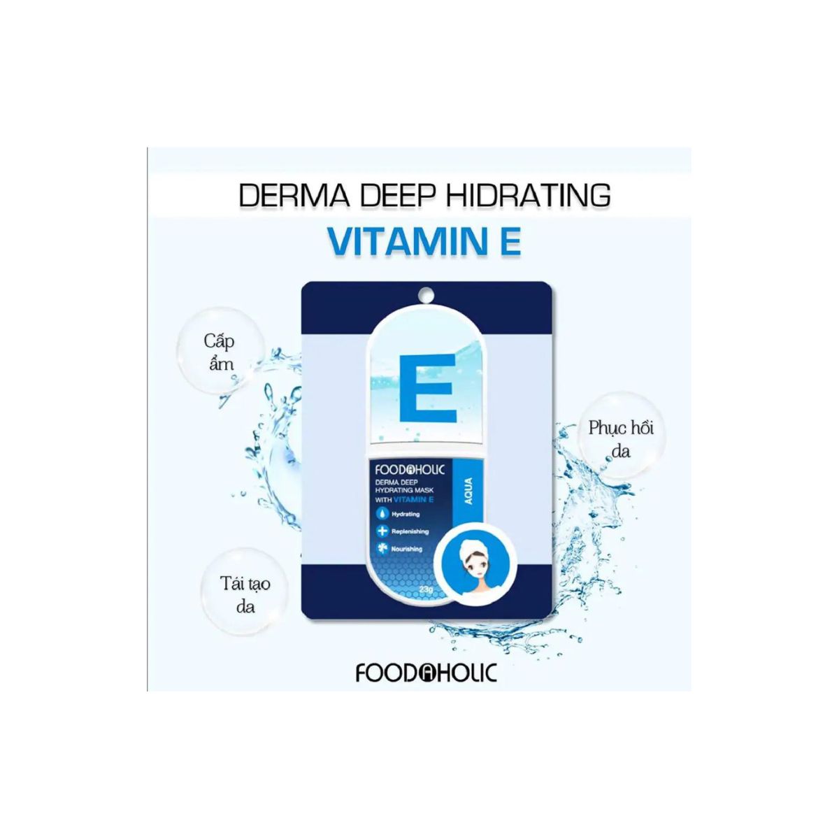 Mặt Nạ Foodaholic Vitamin E Cấp Ẩm, Phục Hồi Da 23g