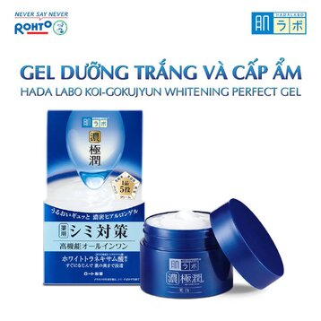 Gel dưỡng trắng hoàn hảo All in one Hada Labo Koi-Gokujyun Whitening Perfect Gel 100g