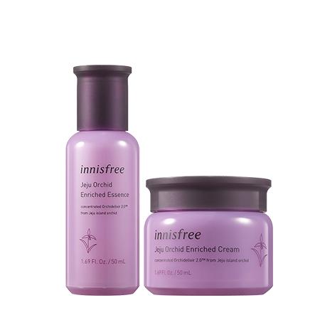 Set tinh chất & kem dưỡng Innisfree Jeju Orchid Enriched Essence & Enriched Cream