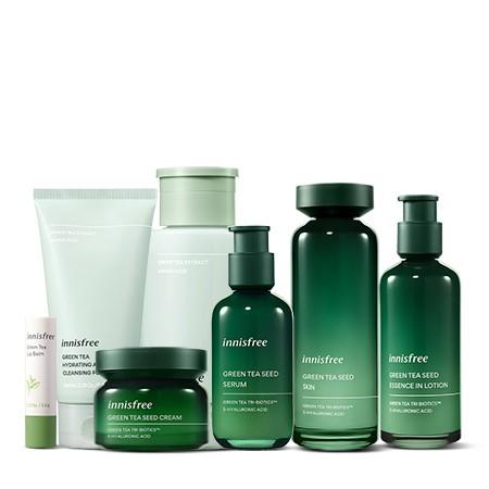 Innisfree Green Tea Super Skincare SetBộ chăm sóc và dưỡng ẩm da toàn diện trà xanh innisfree Green Tea Super Skincare