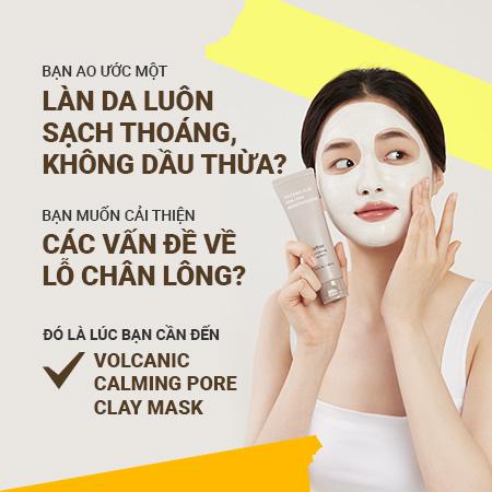 Set mặt nạ đất sét và tinh chất Innisfree Volcanic Calming Mask & Green Tea Seed Serum 100ml+80ml