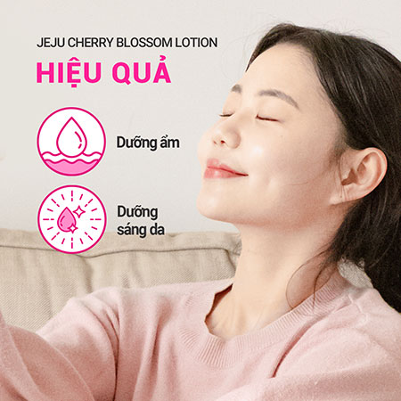 Sữa dưỡng ẩm sáng da Innisfree Jeju Cherry Blossom Lotion 100ml
