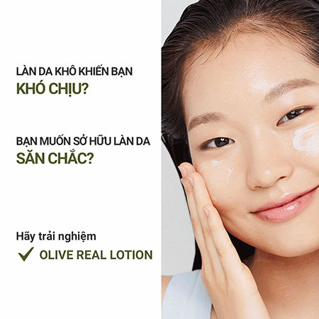 Sữa dưỡng ẩm sâu Innisfree Olive Real Lotion ô liu vàng 160ml
