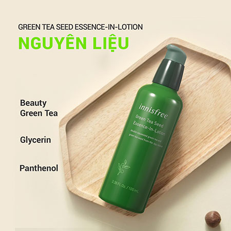 Sữa dưỡng ẩm Innisfree Green Tea Seed Essence In Lotion 100ml