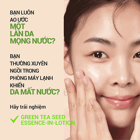 Sữa dưỡng ẩm Innisfree Green Tea Seed Essence In Lotion 100ml