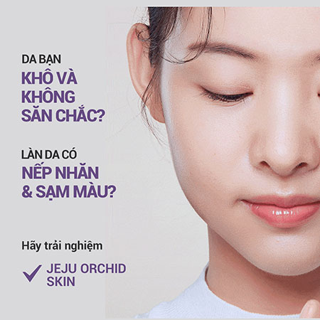 Nước cân bằng chống lão hóa Innisfree Jeju Orchid Skin hoa lan tím 200ml