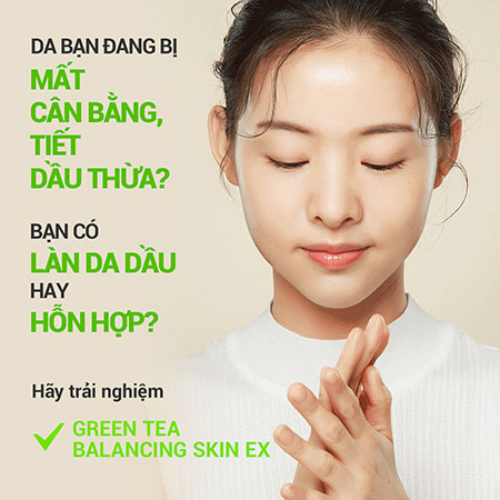 Nước cân bằng dưỡng ẩm Innisfree Green Tea Balancing Skin trà xanh 200ml