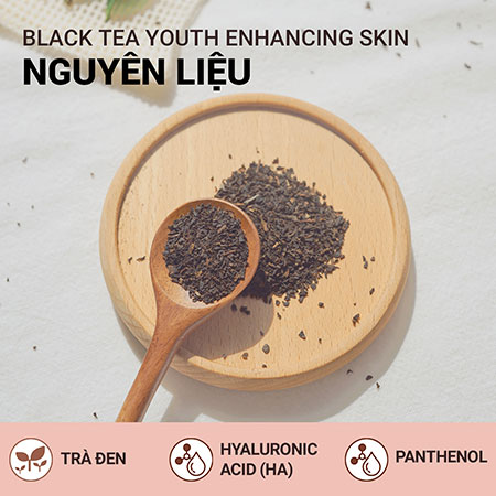 Nước cân bằng Innisfree Black Tea Youth Enhancing Skin chống lão hóa 150ml