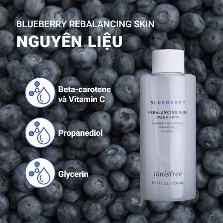 Bộ dưỡng da Innisfree Blueberry Special Set cân bằng độ pH và chống oxy hóa