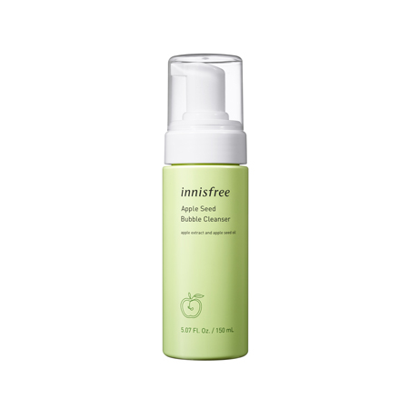 Sữa rửa mặt Innisfree Apple Seed Bubble Cleanser táo xanh tạo bọt 150ml