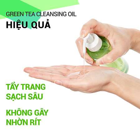 Dầu tẩy trang trà xanh dịu nhẹ innisfree Green Tea Hydrating Amino Acid Cleansing Oil (150 ml)