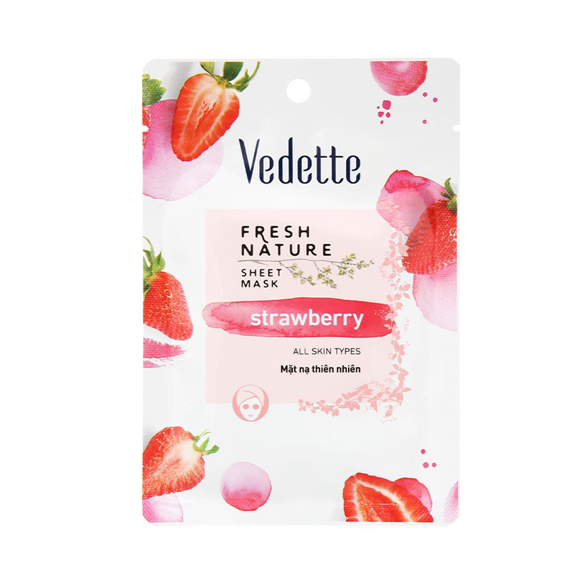Mặt nạ thiên nhiên Vedette Dâu Tây 22ml