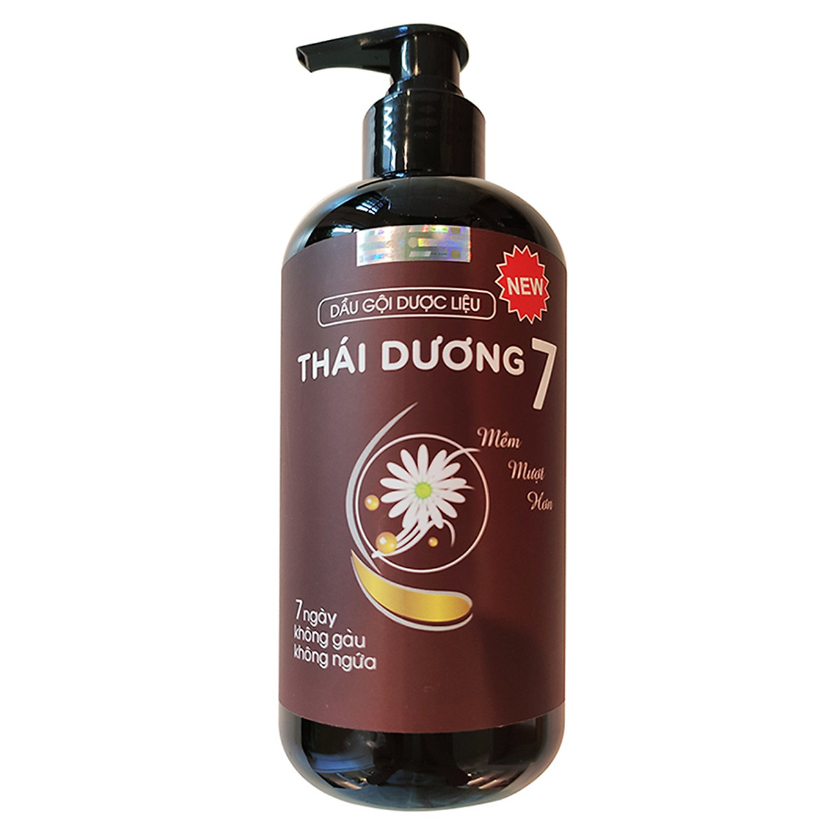 Dầu gội dược liệu Thái Dương 7+ Chai 480ml