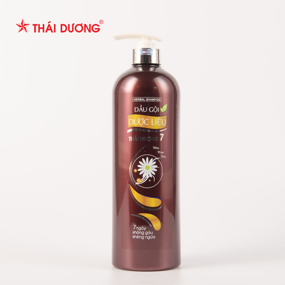 Dầu gội dược liệu Thái Dương 7 chai 1100ml