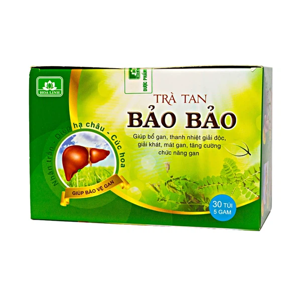 Trà tan Bảo Bảo thanh nhiệt, giải độc hộp (30 túi x 5g)