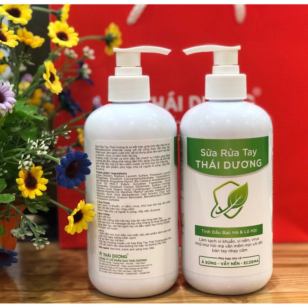 Sữa rửa tay Thái Dương