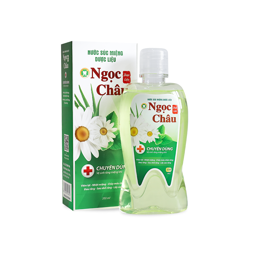 Nước súc miệng Dược liệu Ngọc Châu 350ml