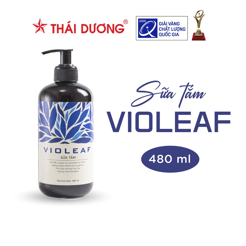 Sữa Tắm Thảo Dược Violeaf Trị Mụn, Viêm Nang Lông 480ml