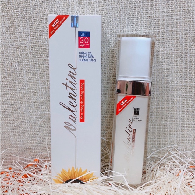 Kem chống nắng trắng da Valentine SPF30 PA+++ New