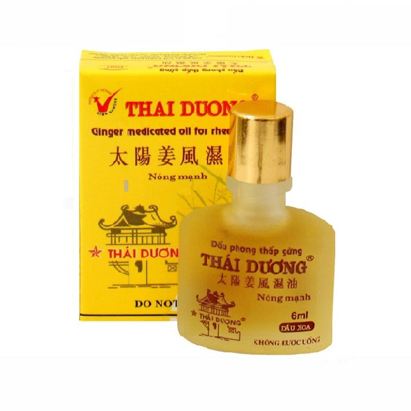 Dầu gừng Thái Dương lọ 6ml