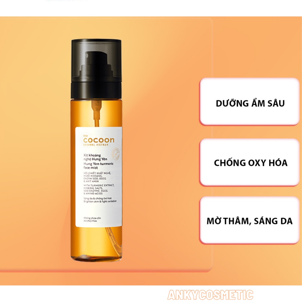 Xịt khoáng nghệ Hưng Yên  Cocoon 130ml