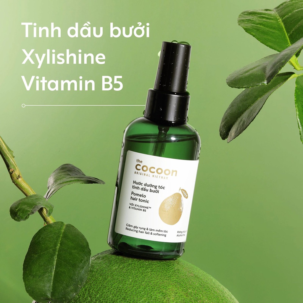 Xịt dưỡng tóc tinh dầu bưởi  Cocoon 140ml