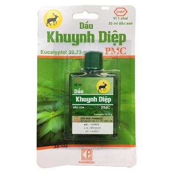 Dầu khuynh diệp PMC chai 25ml